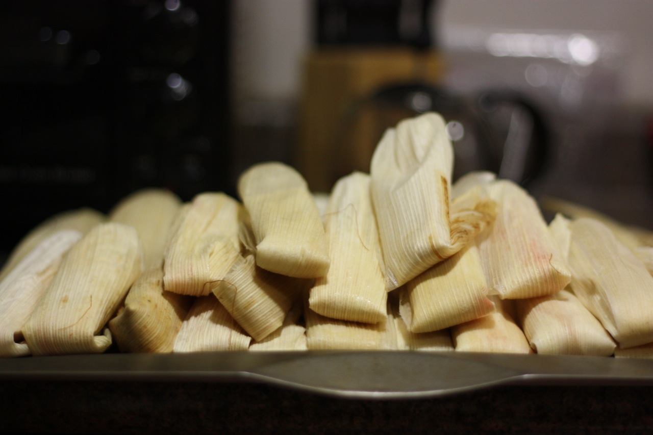 Homemade strawberry tamales and Día de la Candelaria