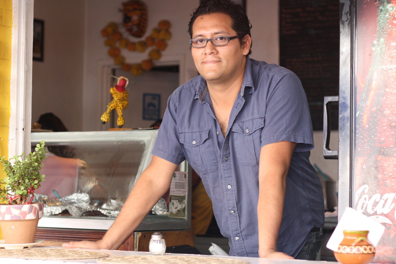Alfredo Vargas, one of the owners of Con Sabor a Tixtla