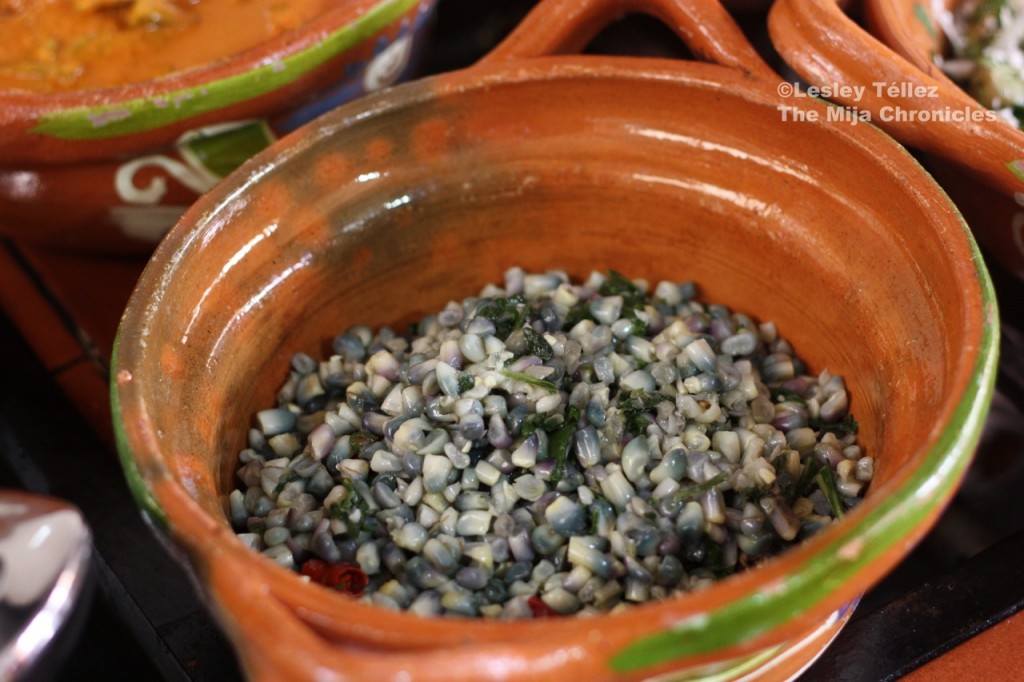Blue corn esquites