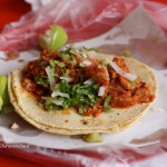 A mixiote taco from the tianguis on Coyamel street in Col. Santo Domingo