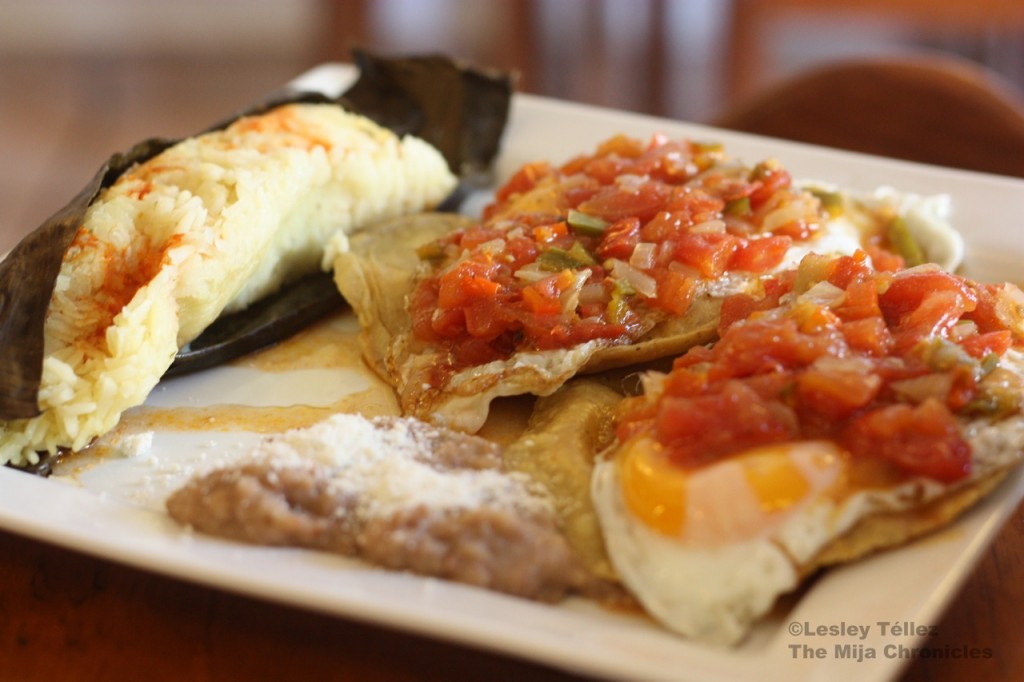 Huevos rancheros at Café de Raiz in Mexico City