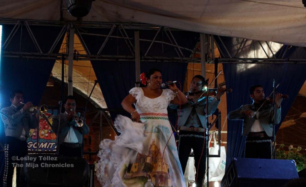 Another band inside Mexico City's Mercado de la Merced on Sept. 24, 2012