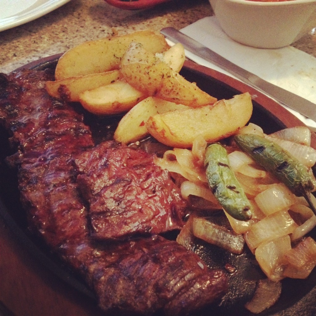 Arrachera from Mochomo's restaurant in Ciudad Obregón, Sonora