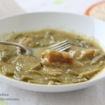 Chicharrón en salsa verde